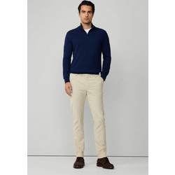 Hackett Ανδρικό Παντελόνι Chino Κοτλέ Slim Εφαρμογή Λευκό HM2100019R