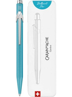 Caran d'Ache 849 Colormat-X Turquoise Στυλό Διαρκείας 0.7mm Μπλε 233.351881