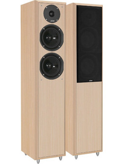Eltax Monitor IX Ζεύγος Ηχείων Hi-Fi Δαπέδου 260W 2 Δρόμων Beechwood