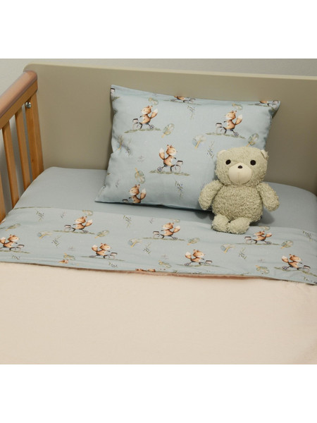 Baby Oliver Des 429 Κουβέρτα Κούνιας Βελουτέ 100x150 Μπεζ