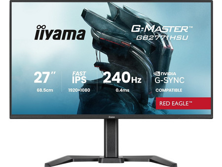 iiyama G-Master GB2771HSU-B1 IPS Gaming Monitor 27" 1920x1080 FHD 240Hz 0.4ms