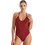 Milena By Paris Γυναικείο Κορμάκι Slip με Τιραντάκι Μπορντό 2507