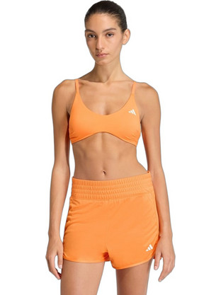 Adidas Optime Essentials Workout Αθλητικό Μπουστάκι με Μέτρια Στήριξη & Αφαιρούμενη Ενίσχυση Πορτοκαλί KE0826
