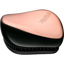 Tangle Teezer Compact Styler Black Rose Gold Βούρτσα Μαλλιών για Ξεμπέρδεμα Ροζ