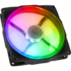 Noiseblocker NB-X Poole B12 P Case Fan 120mm ARGB με Σύνδεση 3-Pin 4-Pin PWM Black ITR-B12X-P-BL
