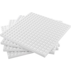 t.akustik Melamine Pyramid Ηχοαπορροφητικά Πάνελ 10x10x7cm 4τμχ Άσπρα