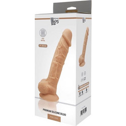Dream Toys Real Love Premium Ρεαλιστικό Dildo με Βεντούζα & Όρχεις 23cm Flesh