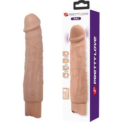 Pretty Love Rufus Vibrator Ρεαλιστικός Δονητής 23.8cm Flesh