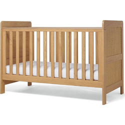 Mamas & Papas Esna Κούνια για Στρώμα 70x140cm Oak/Rattan