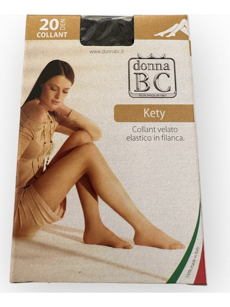 Donna BC Καλσόν 20 Den Φιμέ Μαύρο KETY20
