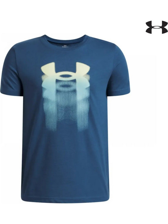 Under Armour Παιδικό T-Shirt Μακρυμάνικο Πετρόλ 6009280-498