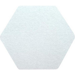 Acustico Audiodesigner ECOPLAN Hexagon Ηχοαπορροφητικά Πάνελ 17.3x17.3cm 6τμχ Λευκό
