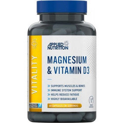 Applied Nutrition Magnesium & Vitamin D3 60 Κάψουλες