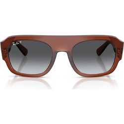 Ray-Ban RB2218 6678T3 Ανδρικά Γυαλιά Ηλίου Aviator Κοκάλινα Καφέ με Μαύρο Φακό