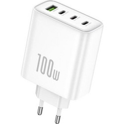 Foneng GaN40-EU Φορτιστής χωρίς Καλώδιο με Θύρα USB-A & 3 Θύρες USB-C 100W Power Delivery