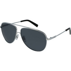 Invu INB1004 C Ανδρικά Γυαλιά Ηλίου Aviator Μεταλλικά Ασημί με Μαύρο Φακό
