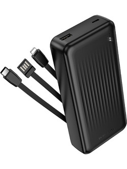 Borofone BJ79A Power Bank 20000mAh με Θύρα USB-A & Θύρα USB-C Black