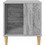 vidaXL Σπιτάκι Σκύλου Ξύλινο Γκρι 44x42x49cm