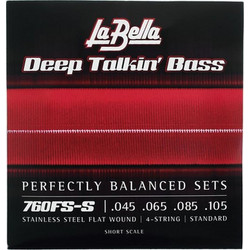 La Bella 760FS-S Σετ 4 Χορδές Ηλεκτρικού Μπάσου Stainless Steel 45-105" Normal Tension 3/4