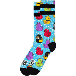 American Socks Tub Duck Ανδρικές Κάλτσες Ψηλές με Σχέδια Γαλάζιες AS429