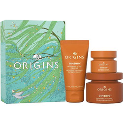 Origins Ginzing Rich Energizing Cream 50ml + Eye Cream 15ml + Refreshing Scrub 30ml