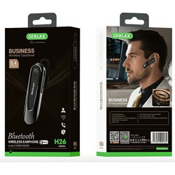 Gerlax H26 Ακουστικό Bluetooth Earbud Black