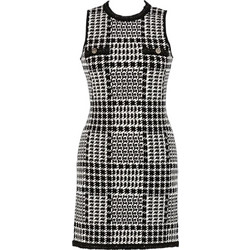 TWINSET Mini Βραδινό Φόρεμα Μεταξωτό Μαύρο Λευκό 252TT3042-12907