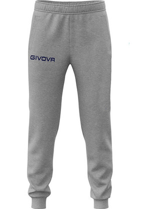 Givova Ανδρικό Παντελόνι Φόρμας με Λάστιχο Γκρι P017-0009