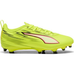Puma Ultra 6 Play FG/AG 108705-01 Παιδικά Ποδοσφαιρικά Παπούτσια με Τάπες Lime