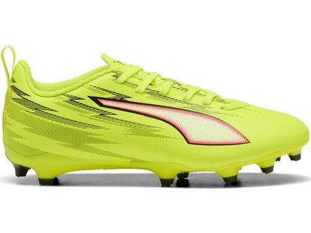 Puma Ultra 6 Play FG/AG 108705-01 Παιδικά Ποδοσφαιρικά Παπούτσια με Τάπες Lime