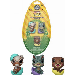 Funko Pocket Pop! Jurassic World Velociraptor Hatchling / Dilophosaurus / Stygimoloch Hatchling