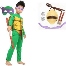 Αποκράτικη Παιδική Στολή Ninja Turtle Donatello Μωβ 72138