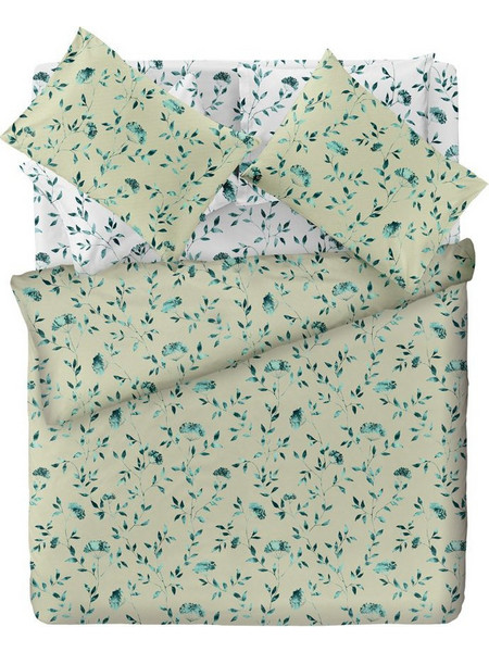 Saint Clair Σετ Σεντόνια Υπέρδιπλα Βαμβακερά 240x260 Amor Aqua