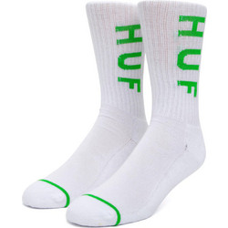 Huf Essential Ανδρικές Κάλτσες Ψηλές Λευκές SK00650