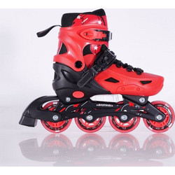 Αθλοπαιδιά Inline Αυξομειούμενα Rollers Παιδικά Κόκκινα 002.10306/RIS/RD