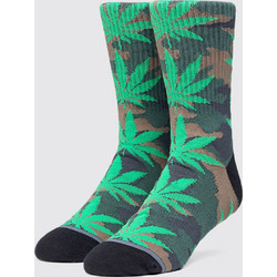Huf Plantlife Pop Ανδρικές Κάλτσες Ψηλές με Σχέδια Πολύχρωμες SK00458-BLK