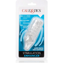 CalExotics Girth Enhancer Sof Κάλυμμα Επιμήκυνσης Πέους Clear