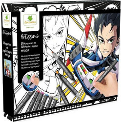 Sycomore Artissimo Manga Σετ Ζωγραφικής 28τμχ 3517130012546