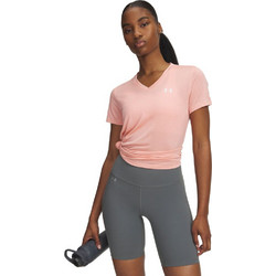 Under Armour Tech SSV Twist Γυναικείο Αθλητικό T-Shirt Ροζ 1384227-603