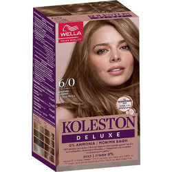 Wella Koleston Deluxe 6/0 Σκούρο Ξανθό Φυσικό Μόνιμη Βαφή Μαλλιών Xωρίς Αμμωνία 110ml