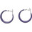 RO Accessories Γυναικεία Σκουλαρίκια Κρίκοι Μωβ E1179