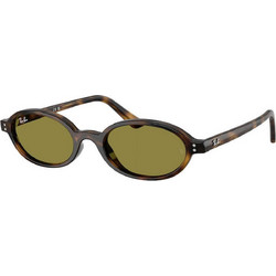 Ray-Ban RB4472 1359 Γυναικεία Γυαλιά Ηλίου Οβάλ Κοκάλινα Ταρταρούγα με Πράσινο Φακό
