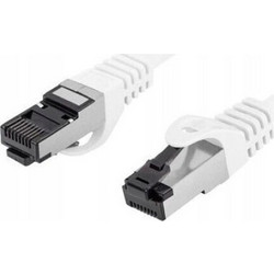 Lanberg S/FTP Cat.8.1 Καλώδιο Δικτύου Ethernet 1m White PCF8-10CU-0100-W