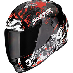 Scorpion Exo 491 Spector Black Red Κράνος Μηχανής Full Face 1600gr