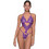 Milena By Paris Sexy Κορμάκι String See Through με Δαντέλα Μωβ 2493