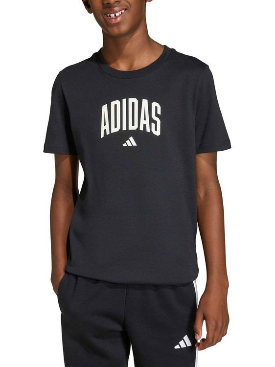 Adidas Παιδικό T-Shirt Κοντομάνικο Μαύρο KE1348