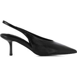 Corina Γόβες Slingback Δερμάτινες με Τακούνι Στιλέτο Μαύρες 1048S2606241