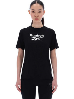 Reebok Γυναικείο Αθλητικό T-Shirt Μαύρο 100241364