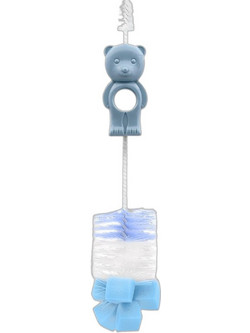Lorelli Bear Βούρτσα Καθαρισμού Μπιμπερό Μπλε 10240260006