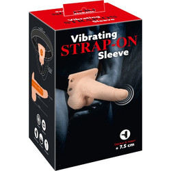 You2Toys 6" Hollow Harness Strap On με Dildo 23cm & Δόνηση Flesh